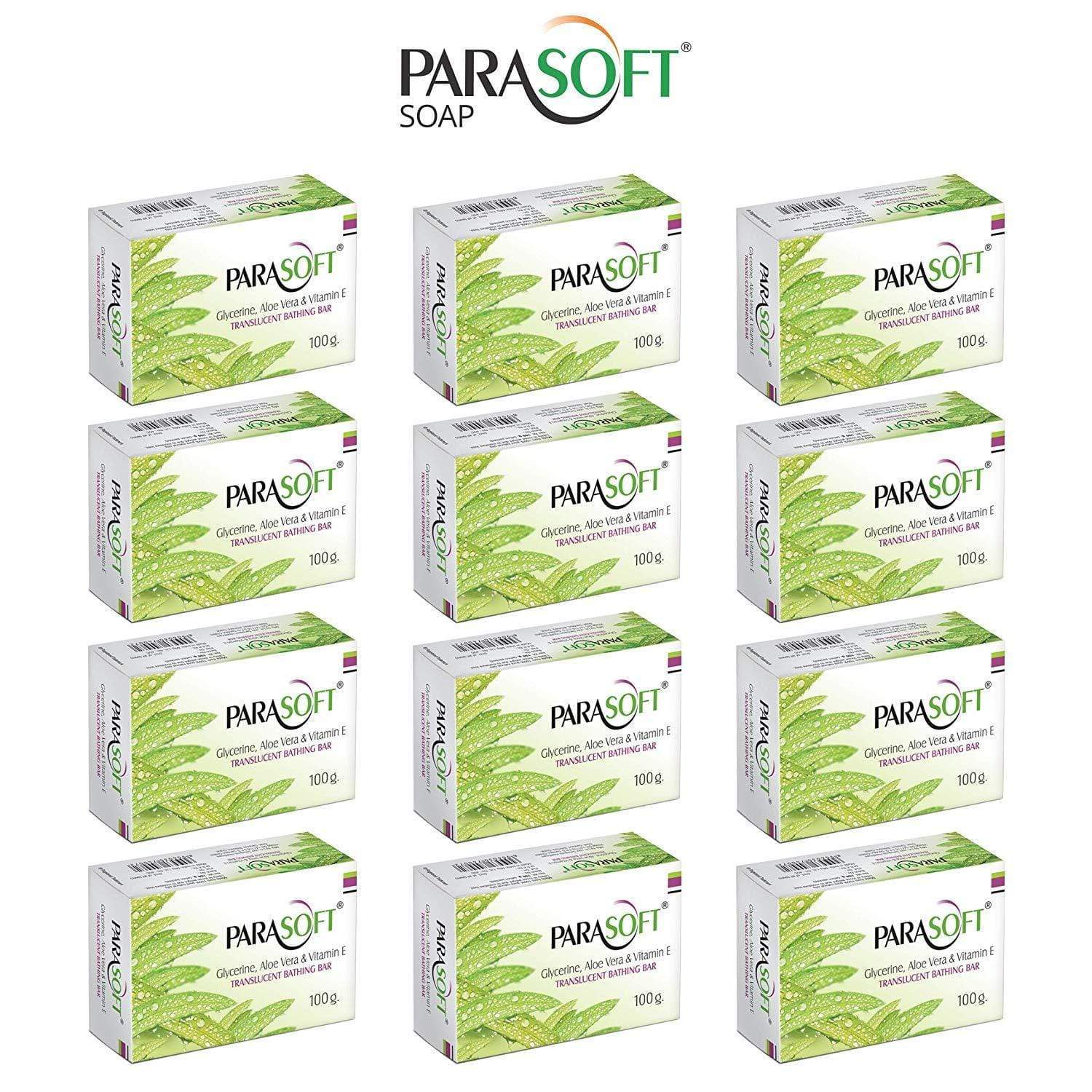 Shoprythm Dry,Parasoft Pack of 12 Salve Parasoft Soap 100g